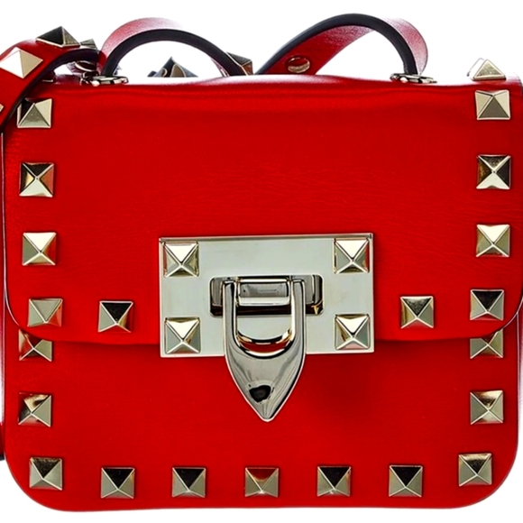Valentino Handbags - Valentino Rockstud Leather Shoulder Bag -Brand NEW